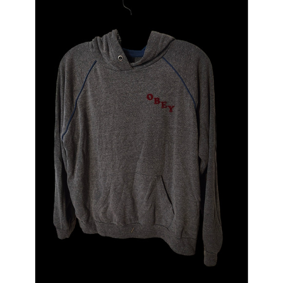 Obey Don't Look Back Pullover Hoodie Size Small - Picture 2 of 7
